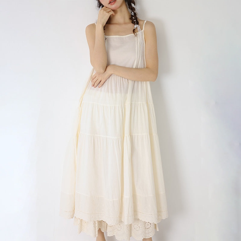 Sakura Cotton Slip Dress