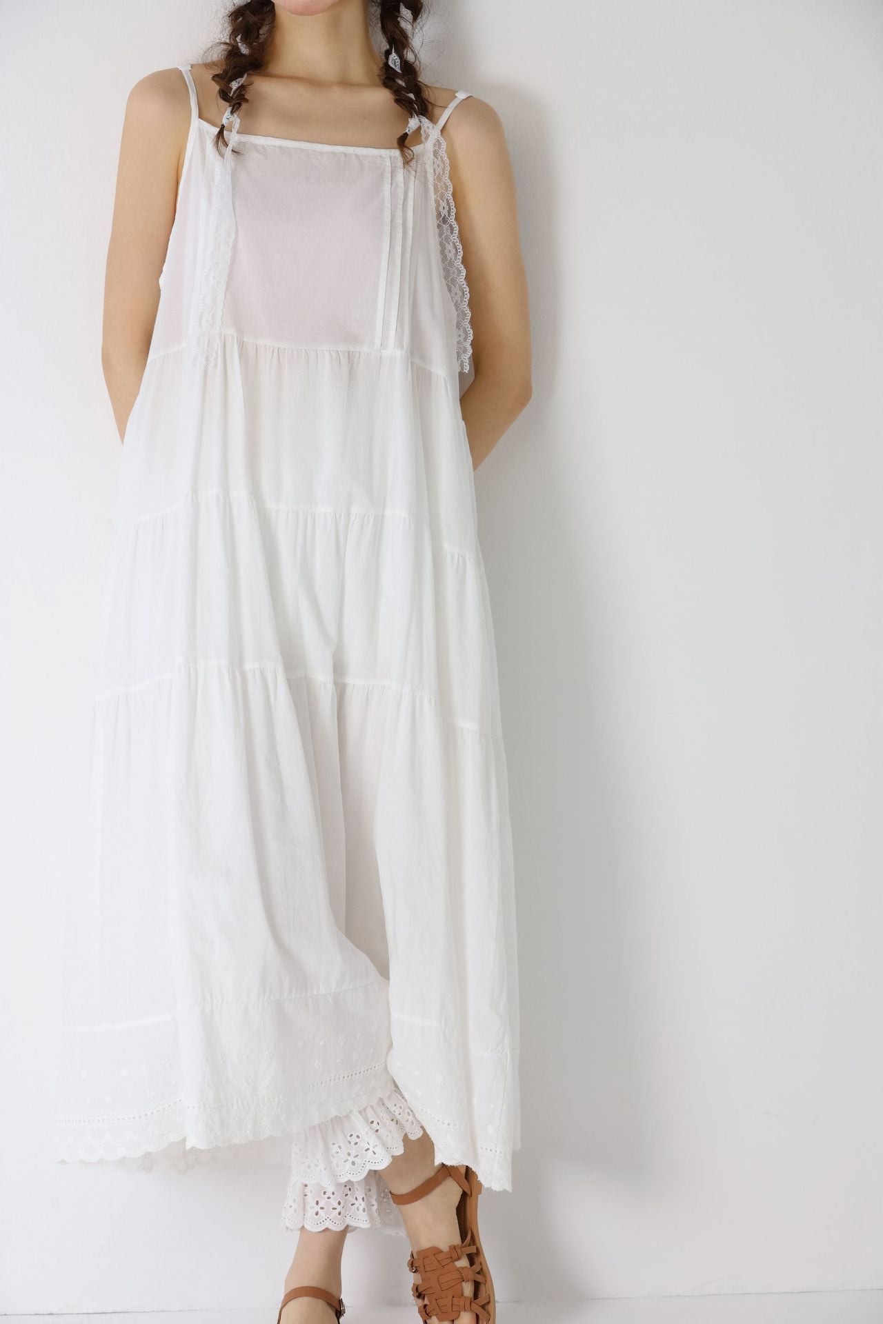 Sakura Cotton Slip Dress