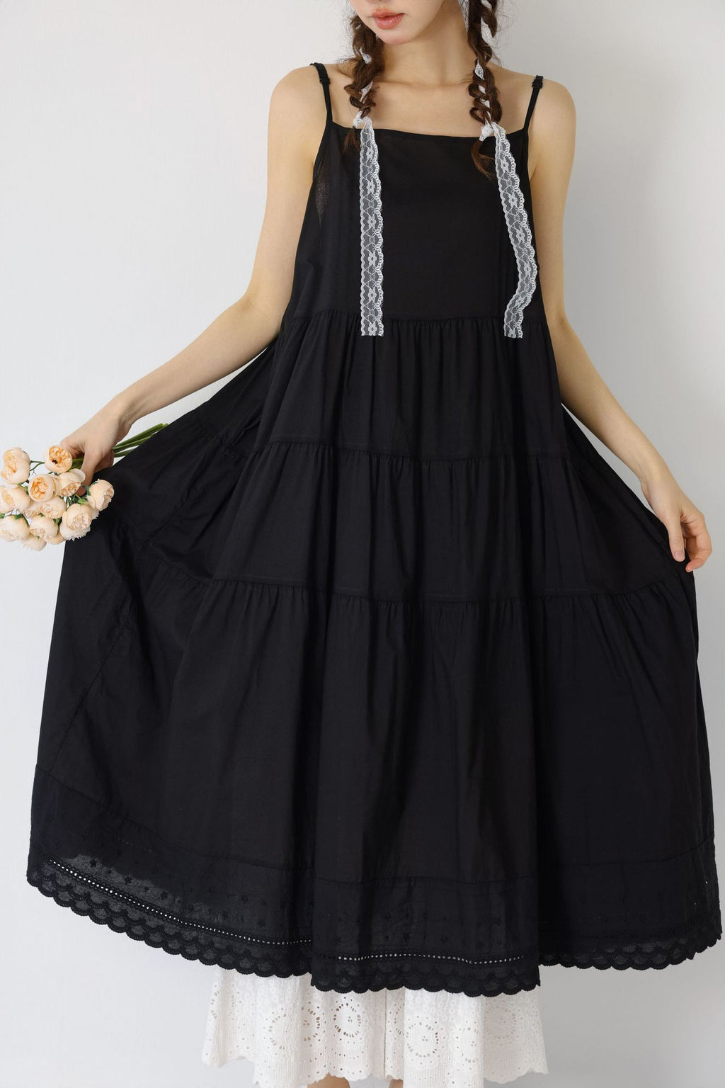 Sakura Cotton Slip Dress