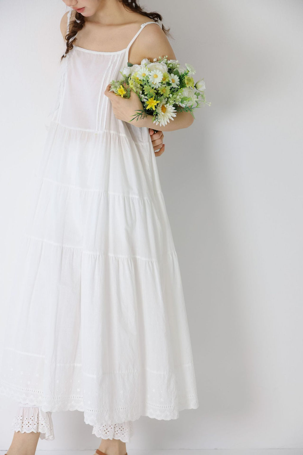 Sakura Cotton Slip Dress