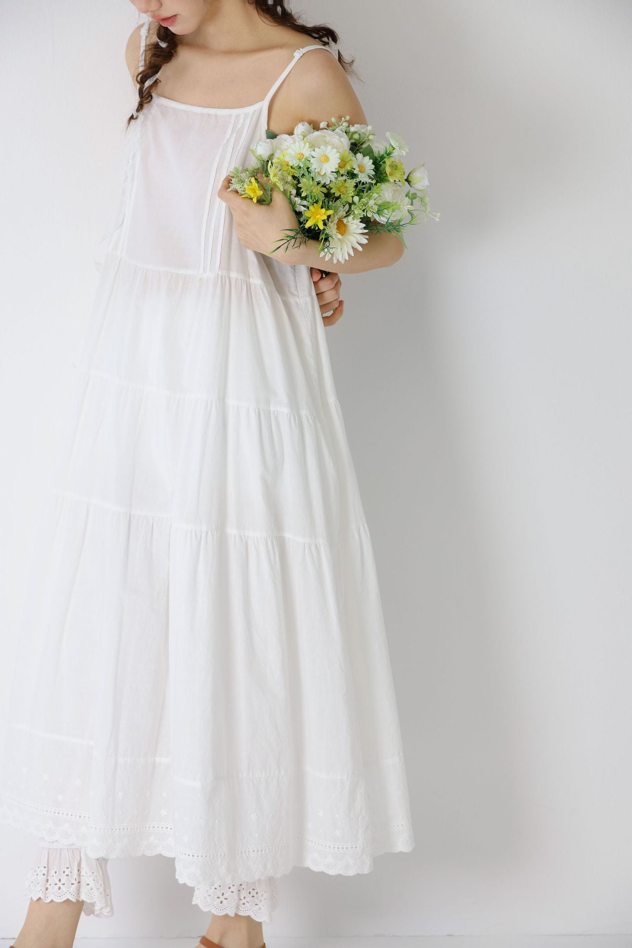 Sakura Cotton Slip Dress
