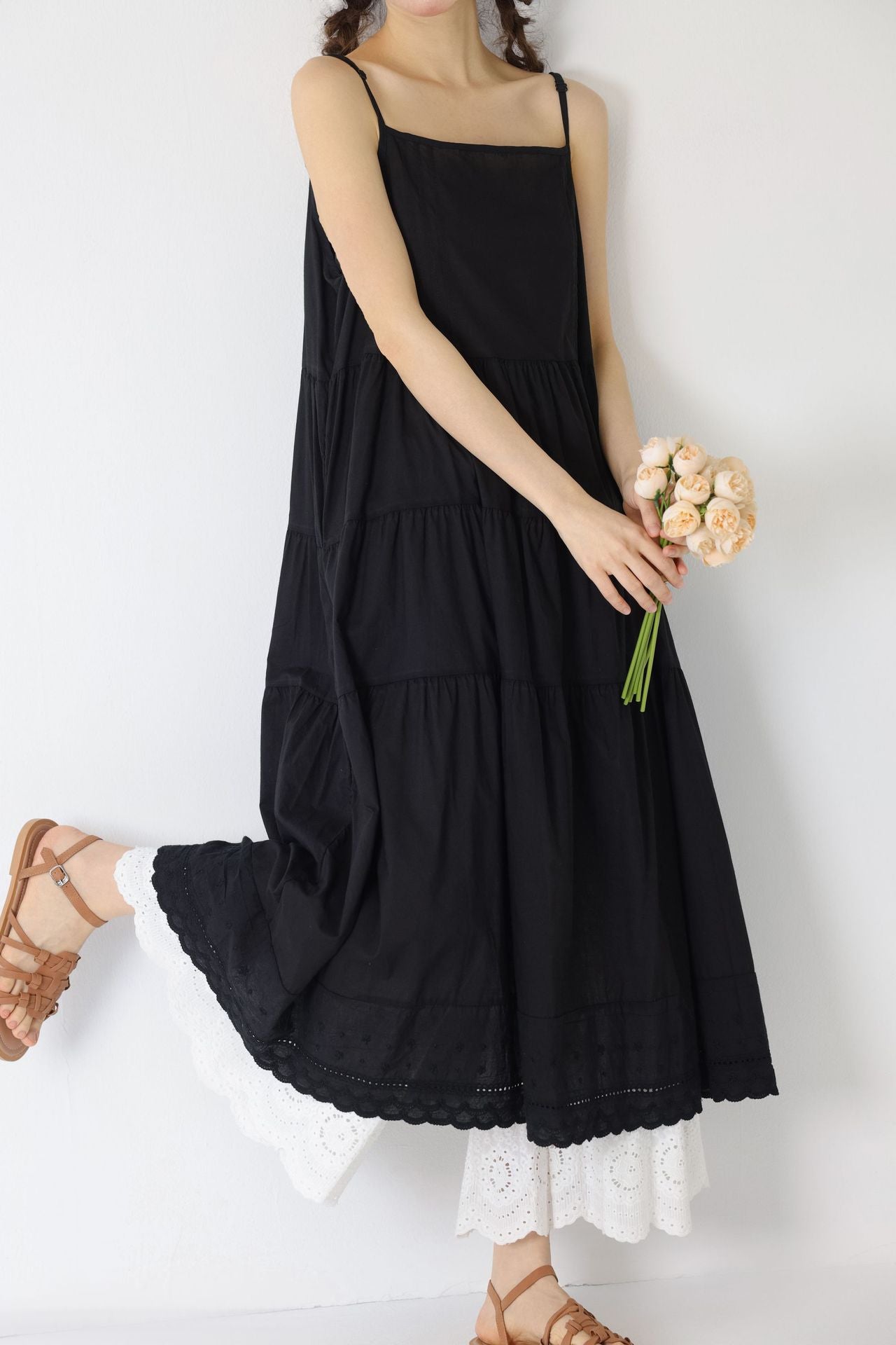 Sakura Cotton Slip Dress