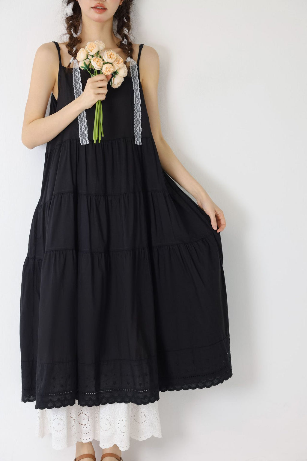 Sakura Cotton Slip Dress