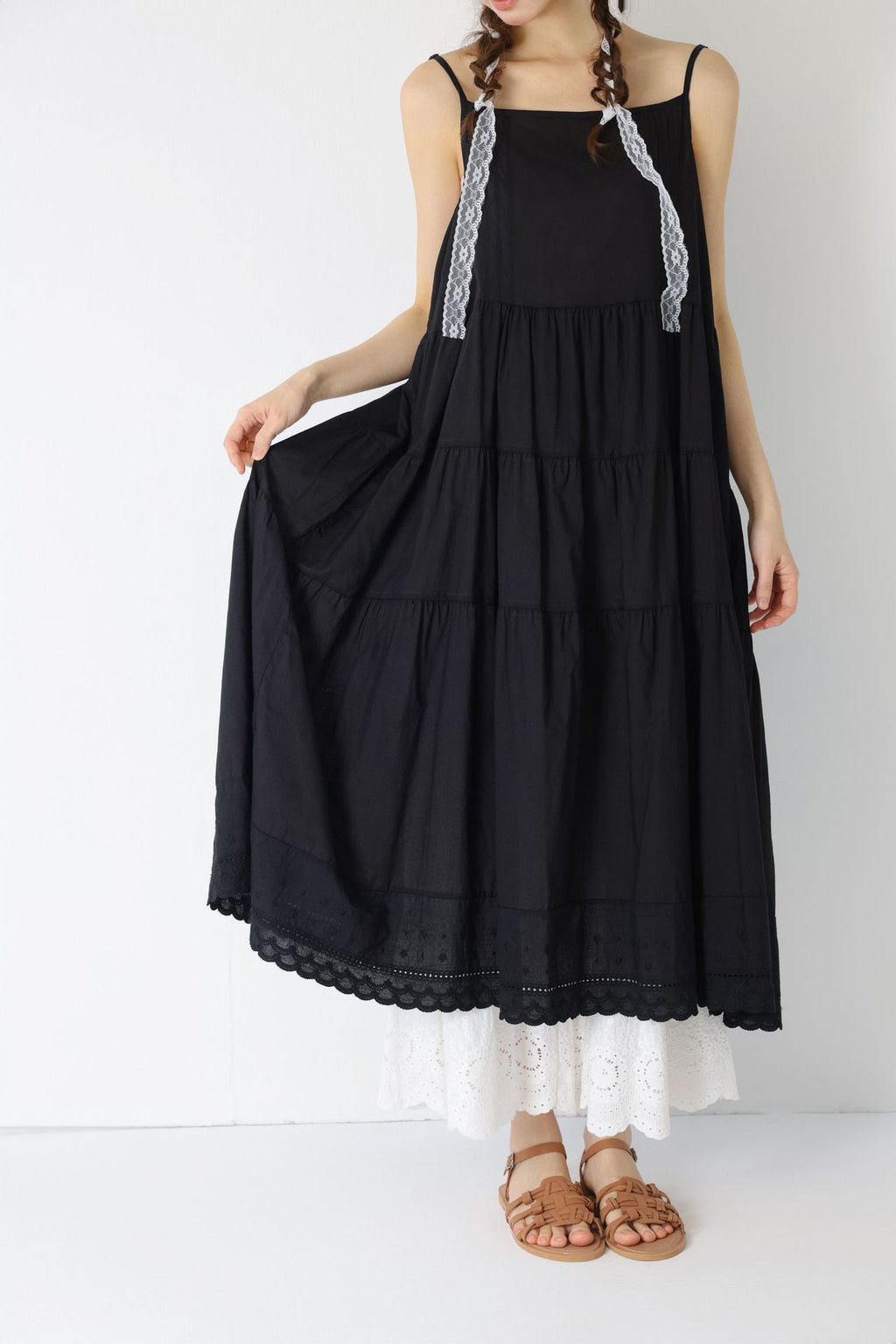 Sakura Cotton Slip Dress