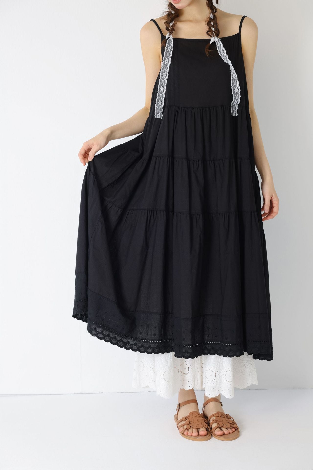 Sakura Cotton Slip Dress