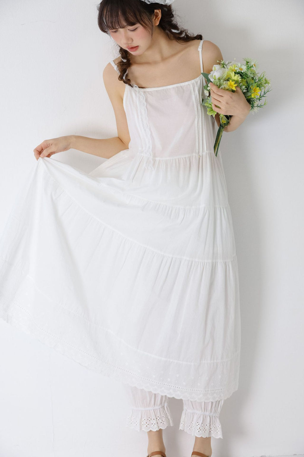 Sakura Cotton Slip Dress