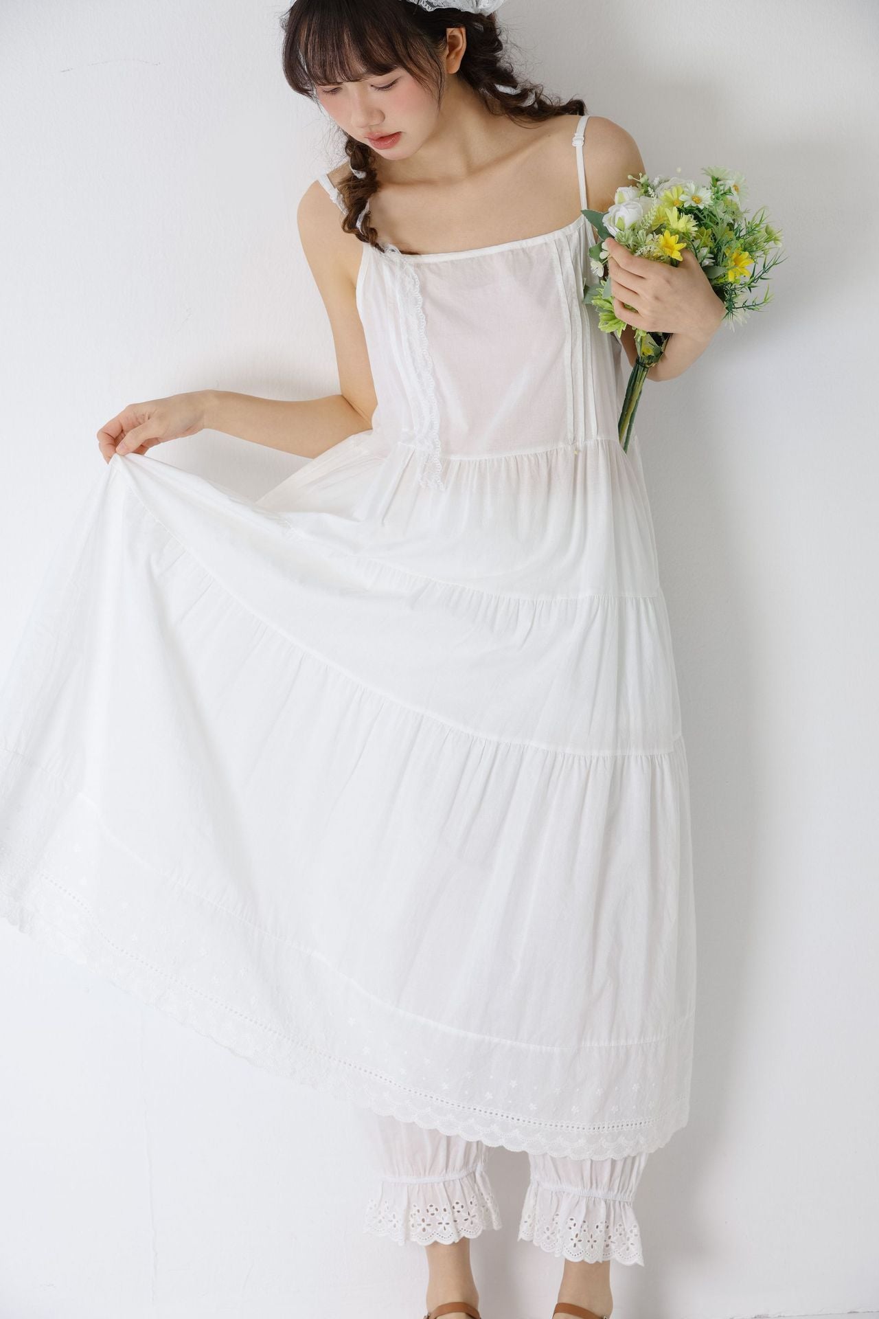 Sakura Cotton Slip Dress
