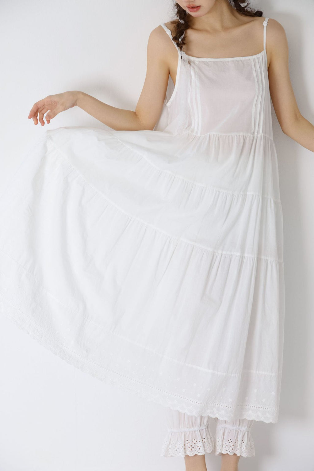 Sakura Cotton Slip Dress
