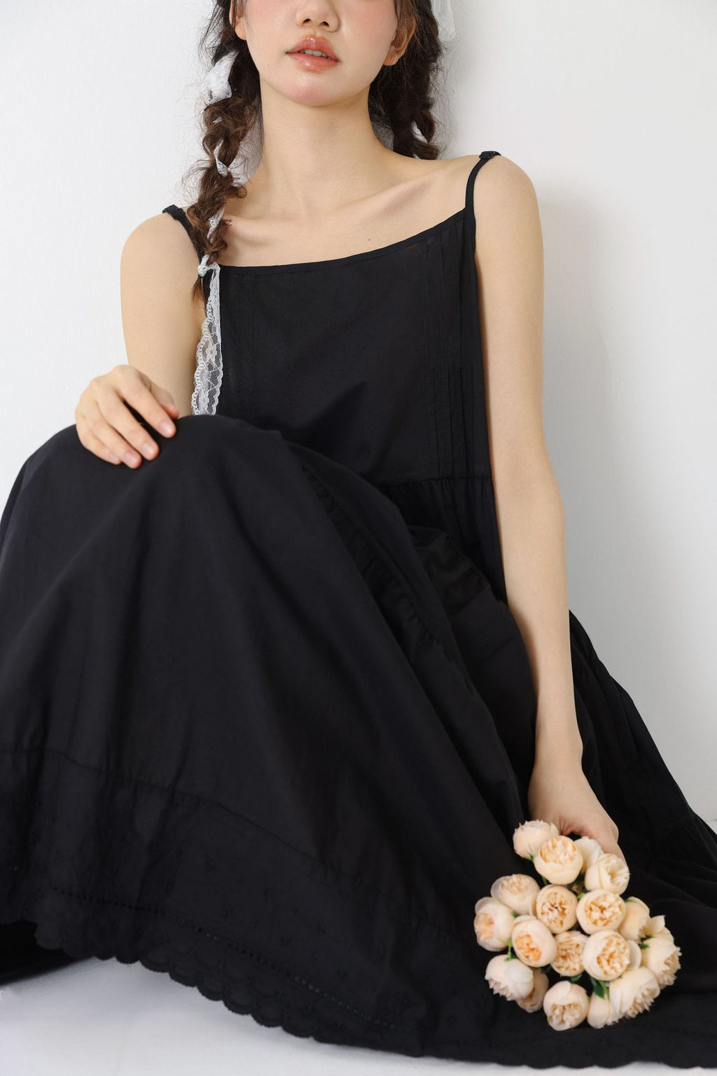 Sakura Cotton Slip Dress